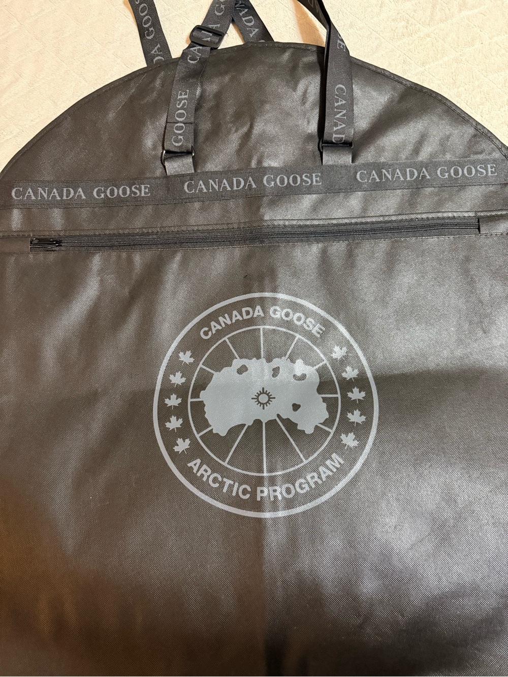 Canada Goose Black Garment Cover with Arctic Program Logo